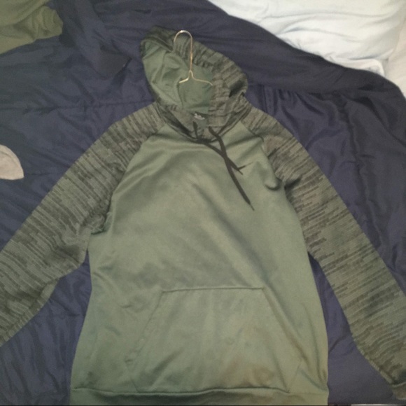 Nike Sweaters | Nike Army Green Hoodie | Poshmark